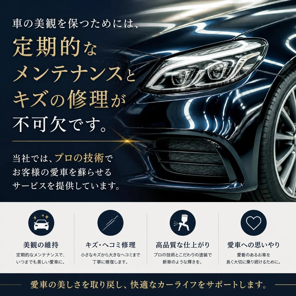 キズ修理・メンテナンスの実績