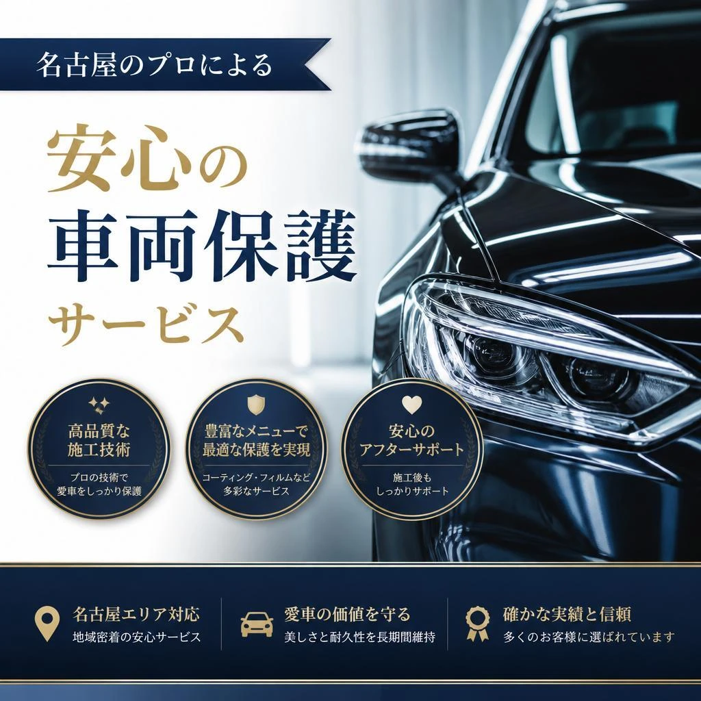 名古屋のプロによる安心の車両保護サービス