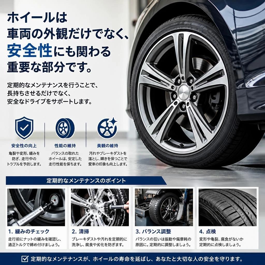 ホイールメンテナンスの重要性