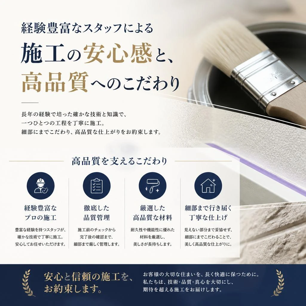 安心して任せられる技術力