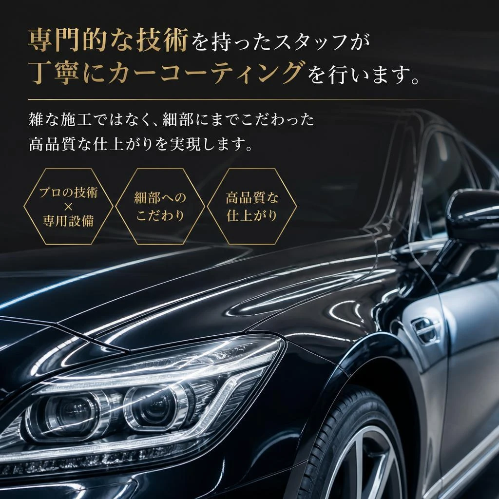 プロの技術で愛車を美しく