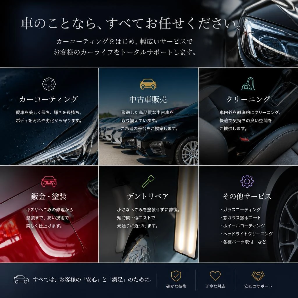 多種多様なサービスのご紹介