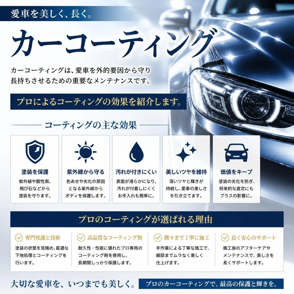 カーコーティングの重要性