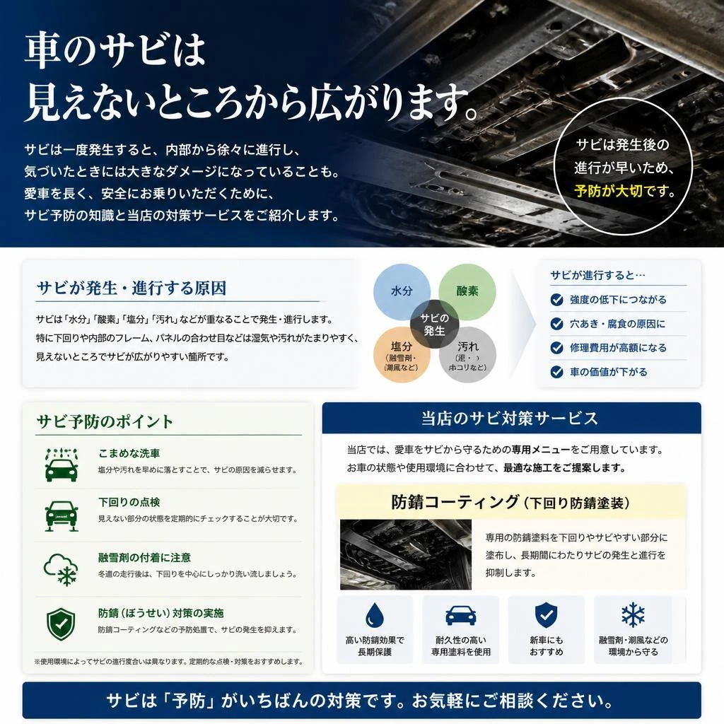 5. サビ予防に関する重要知識