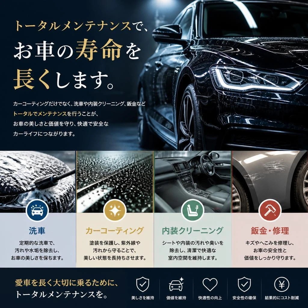 トータルメンテナンスのメリット