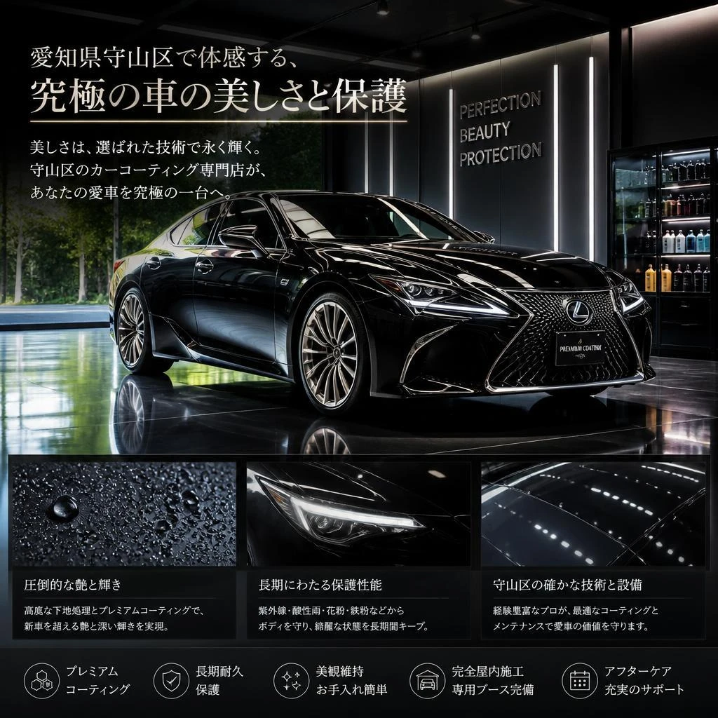 愛知県守山区で体感する、究極の車の美しさと保護