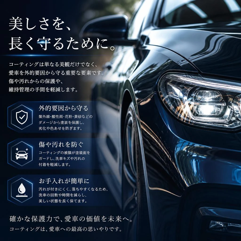 カーコーティングの重要性